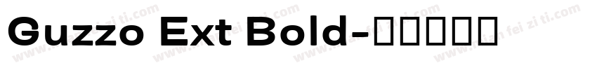Guzzo Ext Bold字体转换